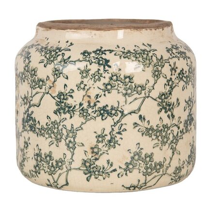 bloempot-o-18x16-cm-beige-keramiek-bloemen