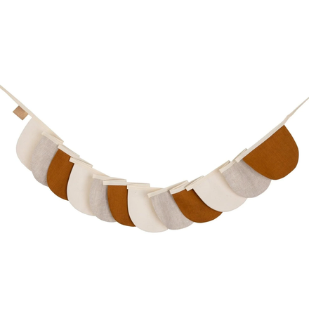 slinger halve maan grijs-bruin