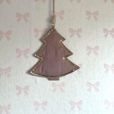 kerstboom hanger roze