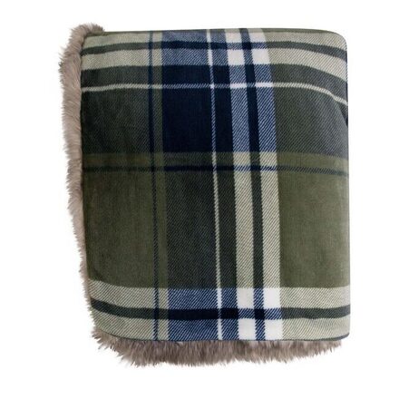 mars-more-plaid-ruit-faux-fur-groen-130x170cm